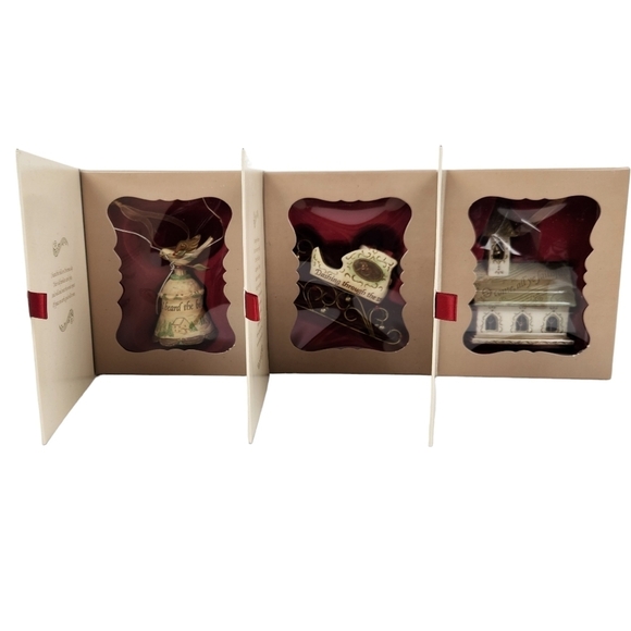 Hallmark Keepsake Ornaments Yuletide Harmony Collection Bundle Of 3 Ornaments - Picture 1 of 11